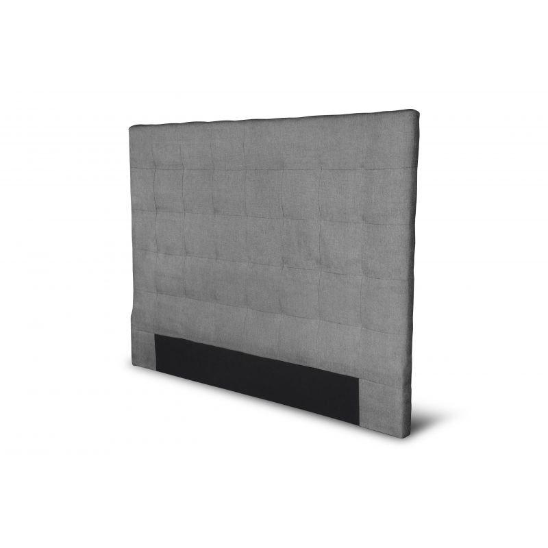 Tête de lit capitonnée SONA - gris 140 x 120 cm - chic et confortable_1