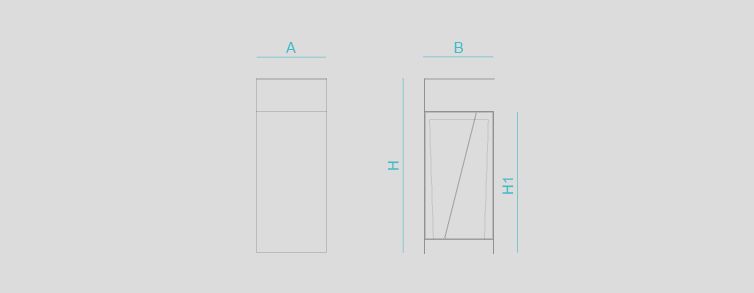 Poubelle publique Up21pt - corbeille Tor - Novatilu - 50 litres_2