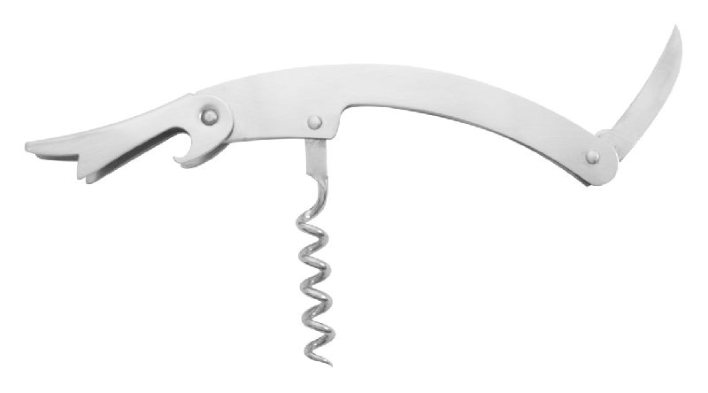 Sommelier en métal - couleur argenté - poids 56,67 g_1