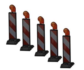 Feux de défilement sans fils - Émission unidirectionnelle - Solaire et piles - TOPLED SYNCHRO_1