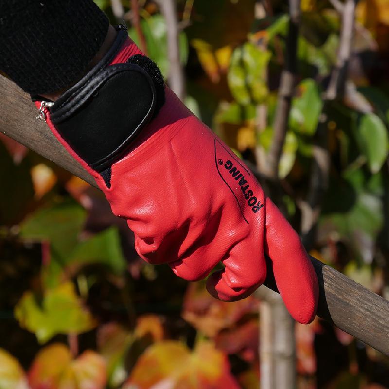 Gant de plantation ROSTAING - Taille 8 - Protection intégrale et ajustable - Nitrile et polyester - Convient aux allergiques au latex_1