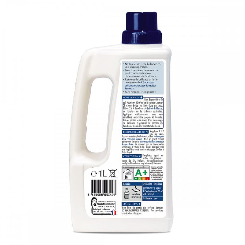 Lait de brillance pour tomettes et terres cuites 1L - STARWAX_1