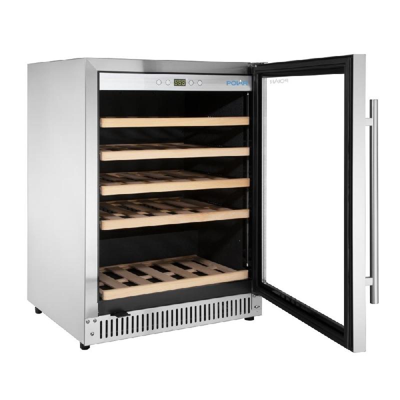Rafraîchisseur à vin dessous de comptoir Série G inox 47 bouteilles - Polar - GM627_1