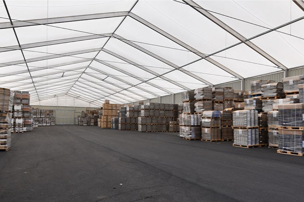 Structure métallo-textile : bâtiments industriels et chapiteaux de stockage - disponible en location_1
