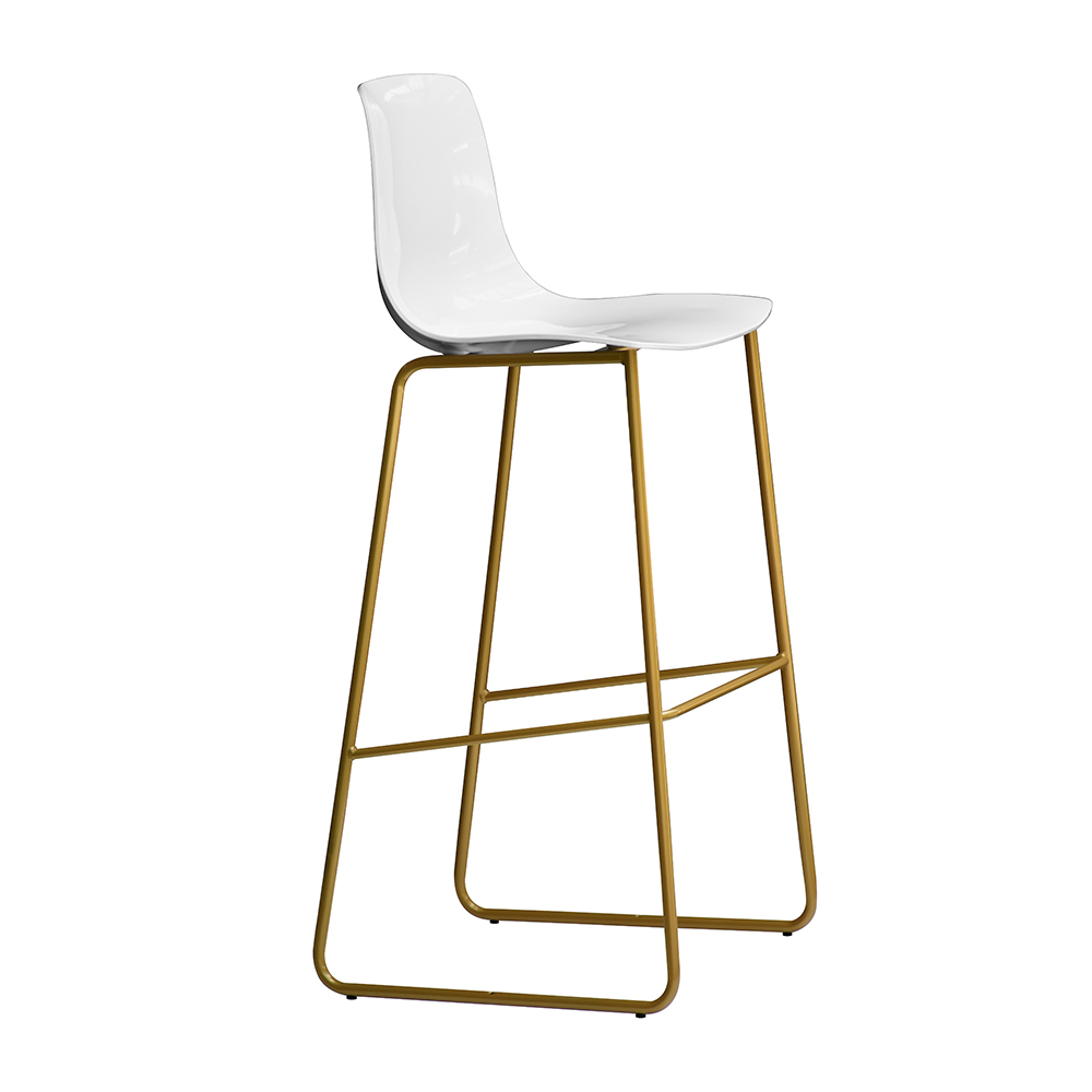 Tabouret de restaurant THD Spade New - tabouret haut avec dossier, hauteur d'assise 82 cm_1