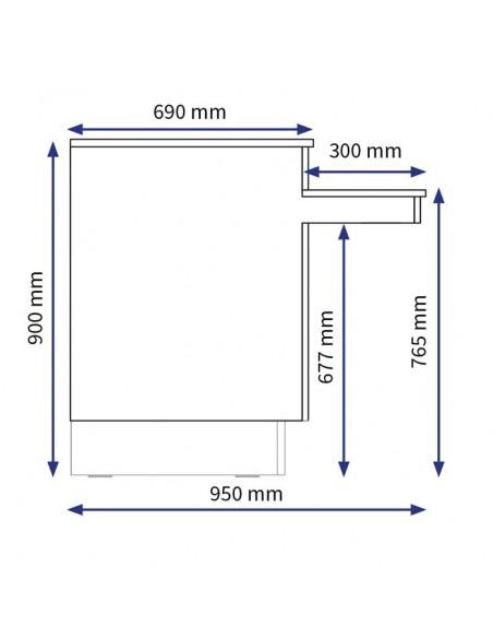 Vitrine meuble caisse d'angle - Ext. 90°_1