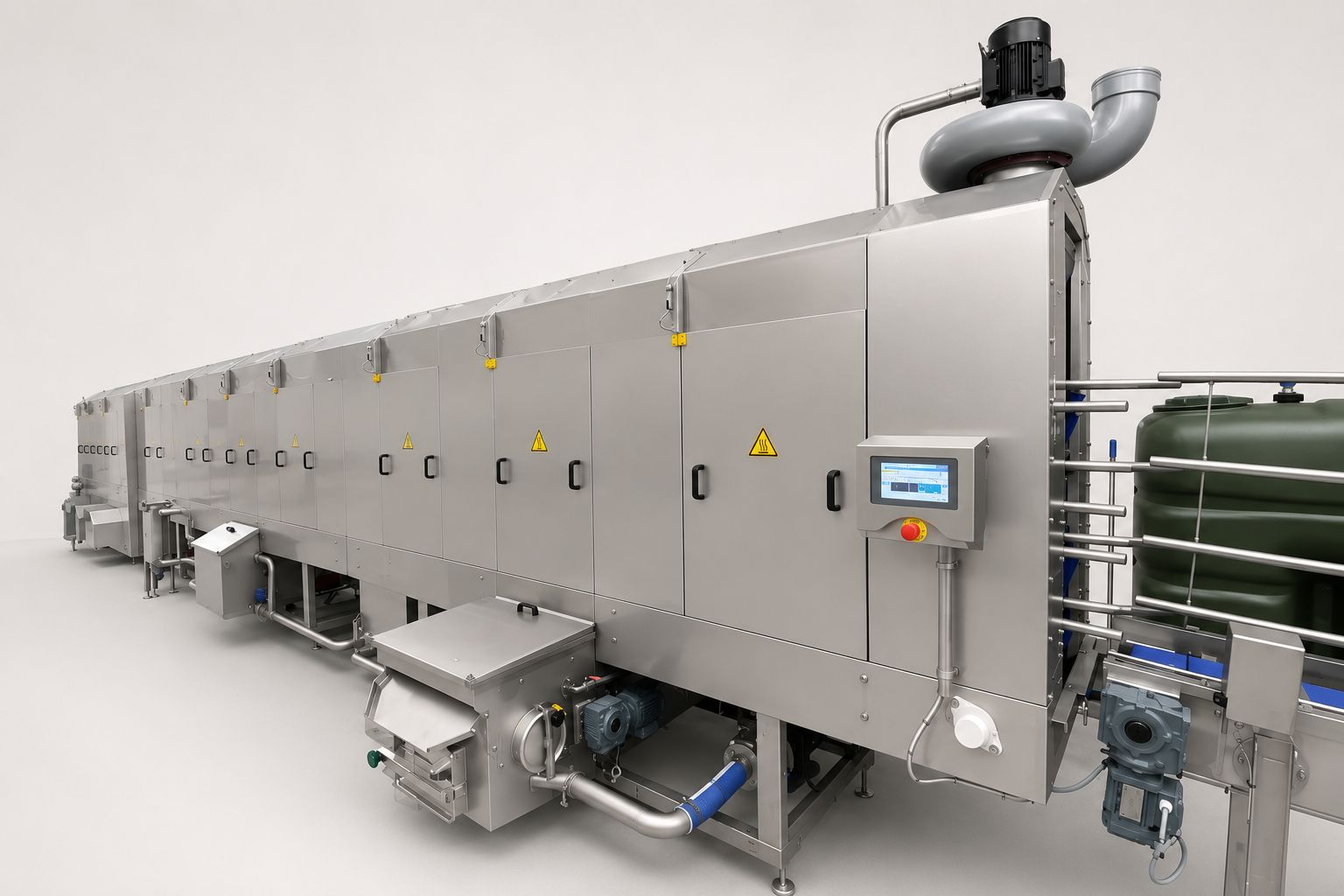 Tunnel de lavage modulaire pour palettes et thermoformes CROM - TLT4_1