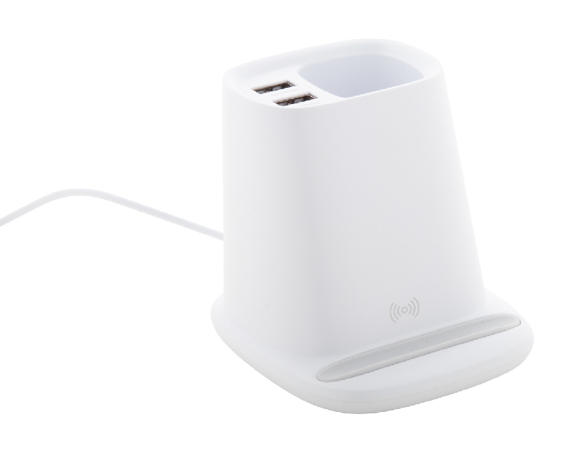 Porte-stylo multifonctions - support téléphone - chargeur rapide 10W - 2 ports USB_1