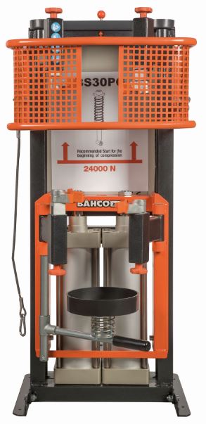 Compresseur de ressort double piston pneumatique avec grille de protection - BS30PG - capacité 24000N - pour ressorts MacPherson_1