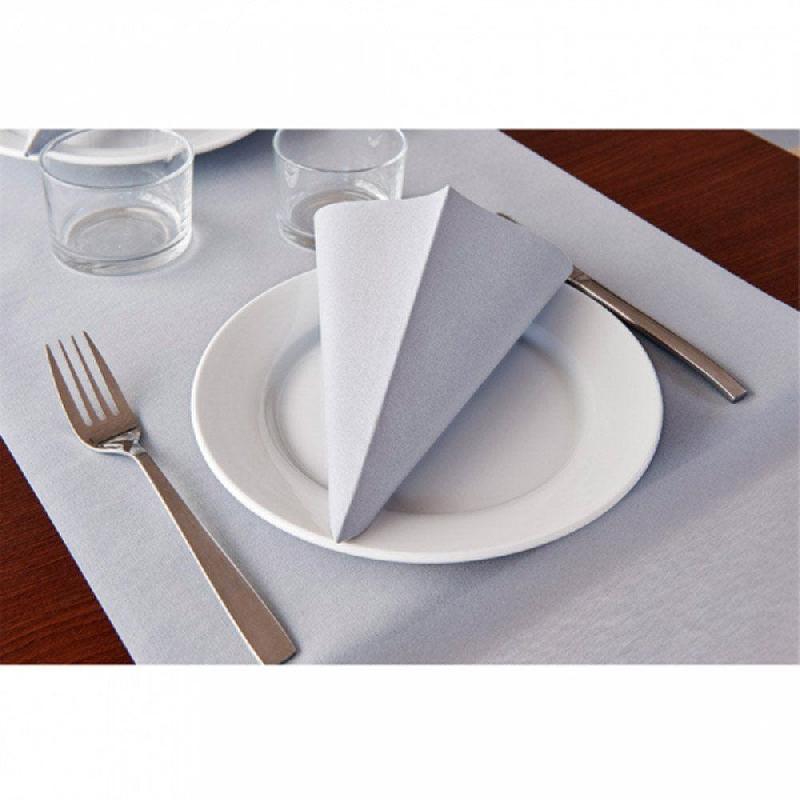 Serviette airlaid gris 40x40cm par 700_1