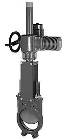 Vanne guillotine type A - Ako Innovations SAS - corps monobloc avec montage entre brides étanche d'un côté_1