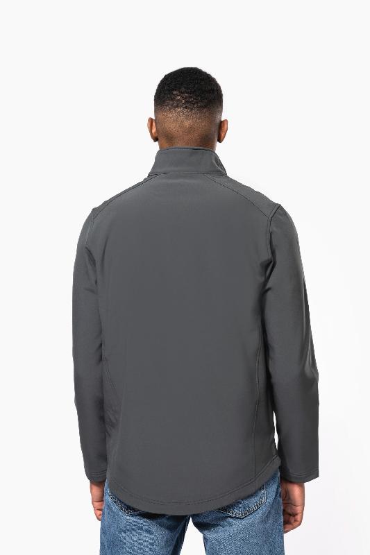 Veste Softshell 2 couches homme - Réf: K424 - Kariban - Tissu déperlant, coupe ajustée_1