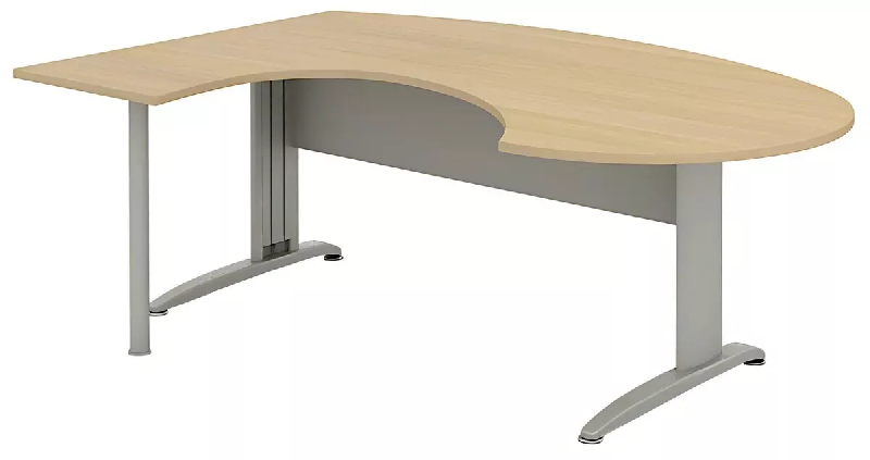 Bureau d'angle compact piètement métal So Borox_1