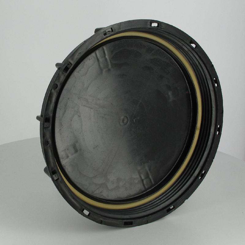 Couvercle Mauser Ø 220 noir plein_1