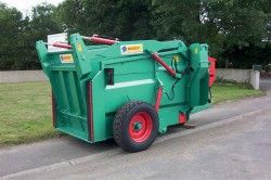 Dpspdm4 - désileuse pailleuse 4 m³ - semi-portée - Sirot avec goulotte hydraulique et transmission à sécurité_1