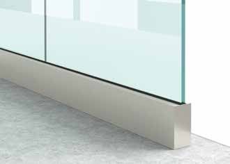 Garde-corps en verre L1 - 3 profils disponibles - Charge jusqu'à 3 KN/m - Norme NFP01-013_1