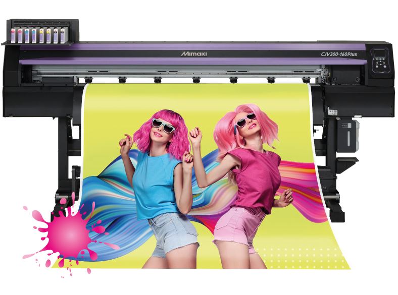 Imprimante découpe intégrée Mimaki CJV300-160 Plus - Gamme Graphique - Très haute qualité et rapidité_1