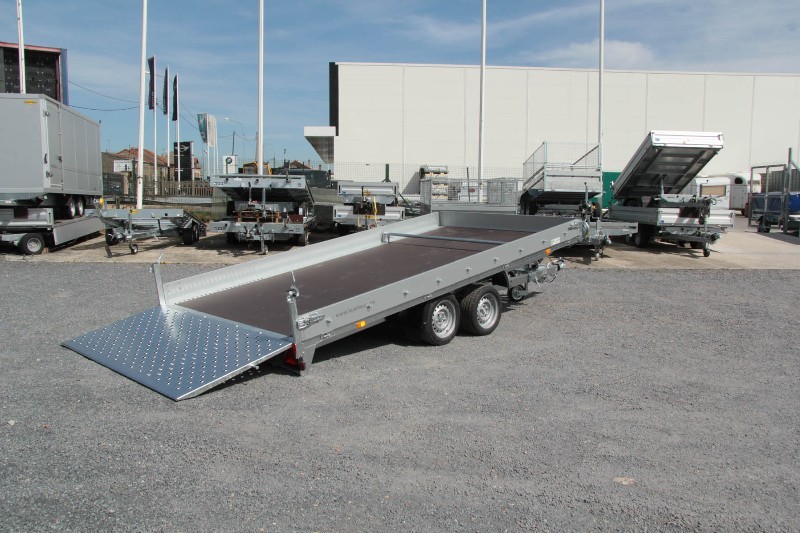 Remorque plateau basculant - Humbaur MTK Allconfort 8029 - Qualité professionnelle, PTAC jusqu'à 3500 kg_1