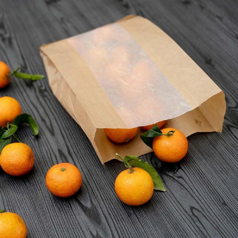 Sachet primeurs kraft fenêtre cristal 2 kg - par 500_1