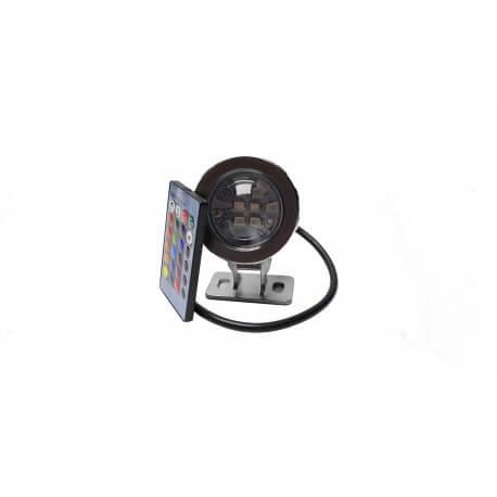 Spot LED blanc en inox - 10W - IP68 - 12V - Applique murale orientable_1