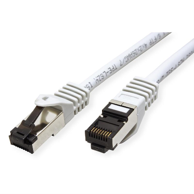 VALUE Cordon Cat.8 (Classe I) S/FTP (PiMF) fils tressés, LSOH, gris, 2 m_1