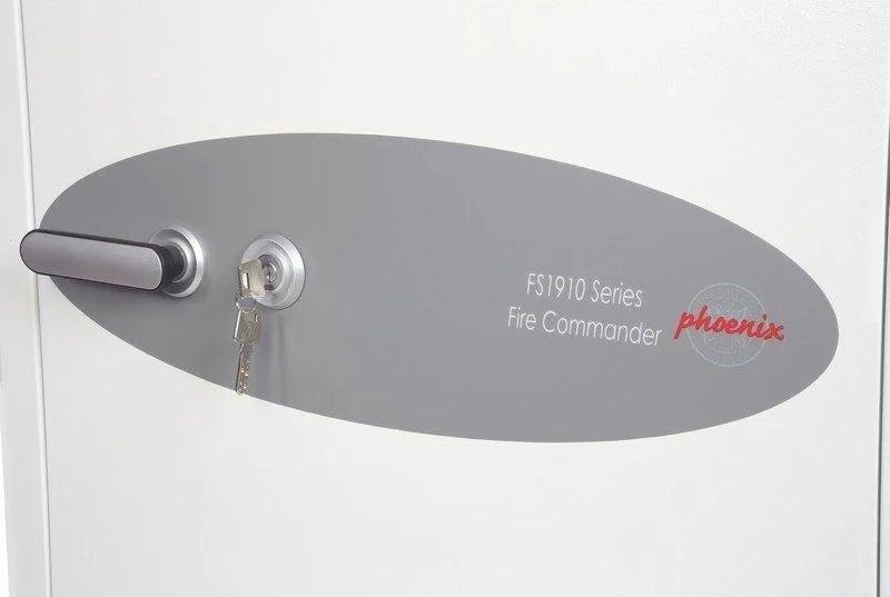 Armoire forte ignifuge 120 min - Dossiers et données - Coffre interne - PHOENIX FIRE COMMANDER FS1911 - Empreinte digitale_1