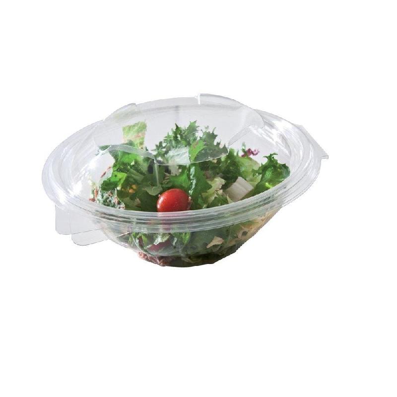 Bol salade transparent avec couvercle - 370ml - Ø11.5x6cm - par 50_1