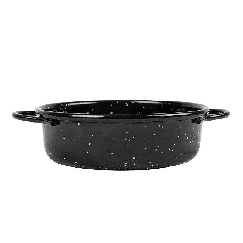 Casserole émaillée noire Ø12cm par 6_1