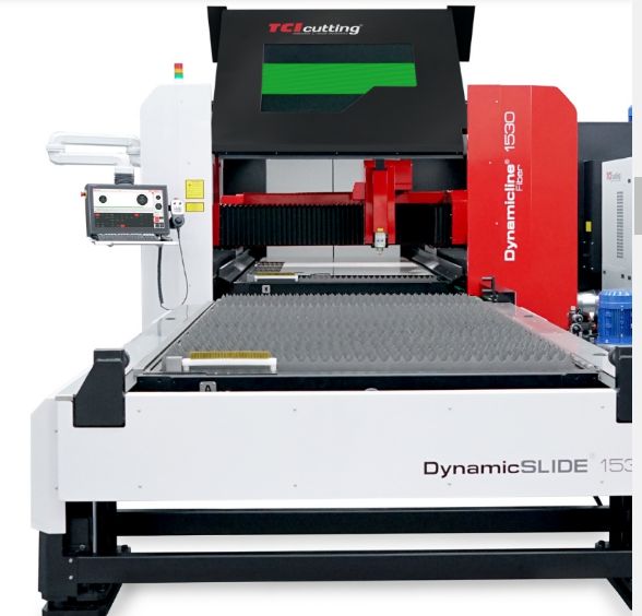 Dynamicline Fiber - Machine de découpe laser 2D - TCI Cutting - Haute productivité jusqu'à 15 KW et 30 mm_1