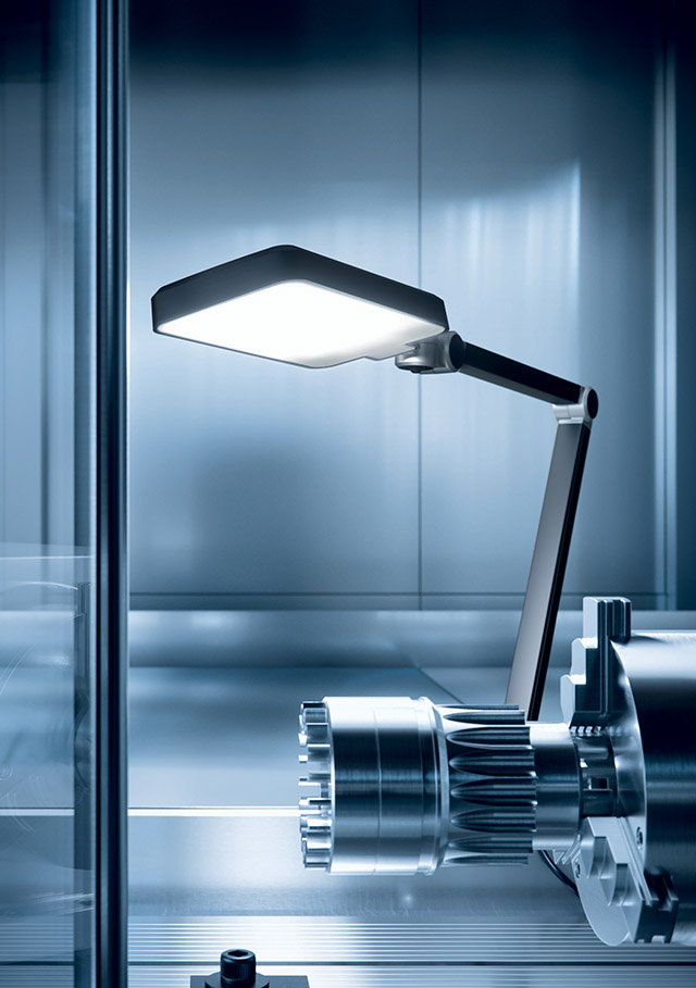 Luminaire sur bras articulés Rocia Planar - LED 18W - IP67 - Éclairage de machines et surfaces larges_1