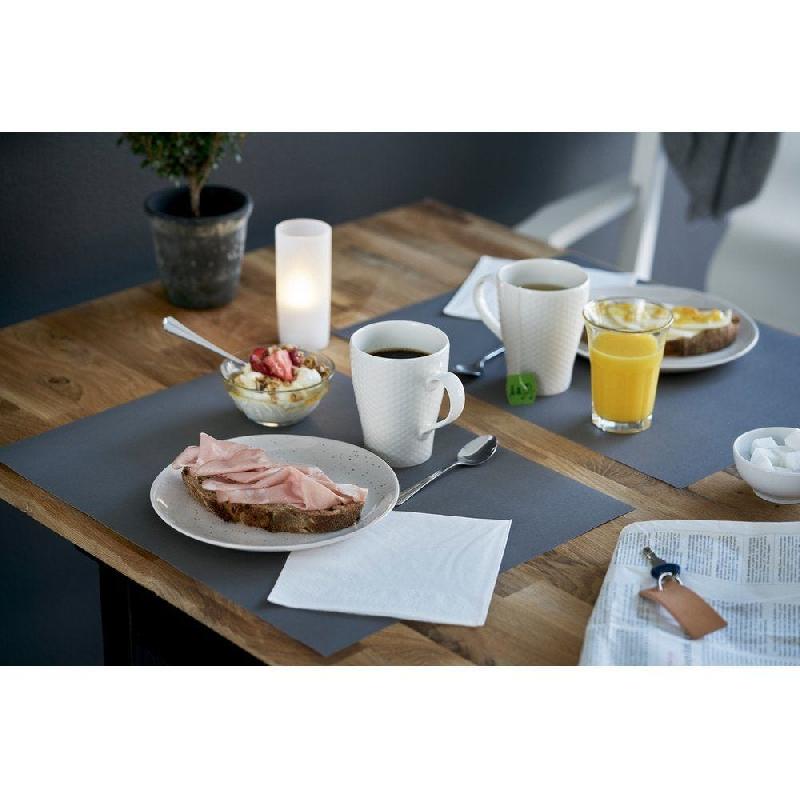 Serviette ouate blanche 2 plis 40x40cm - par 125 - recyclable et biodégradable_1