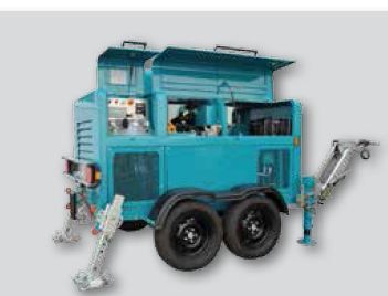 Treuil hydraulique VM 5000 RIS - renouvellement des conduits - Volta - tirage max. 5500 daN avec moteur diesel_1