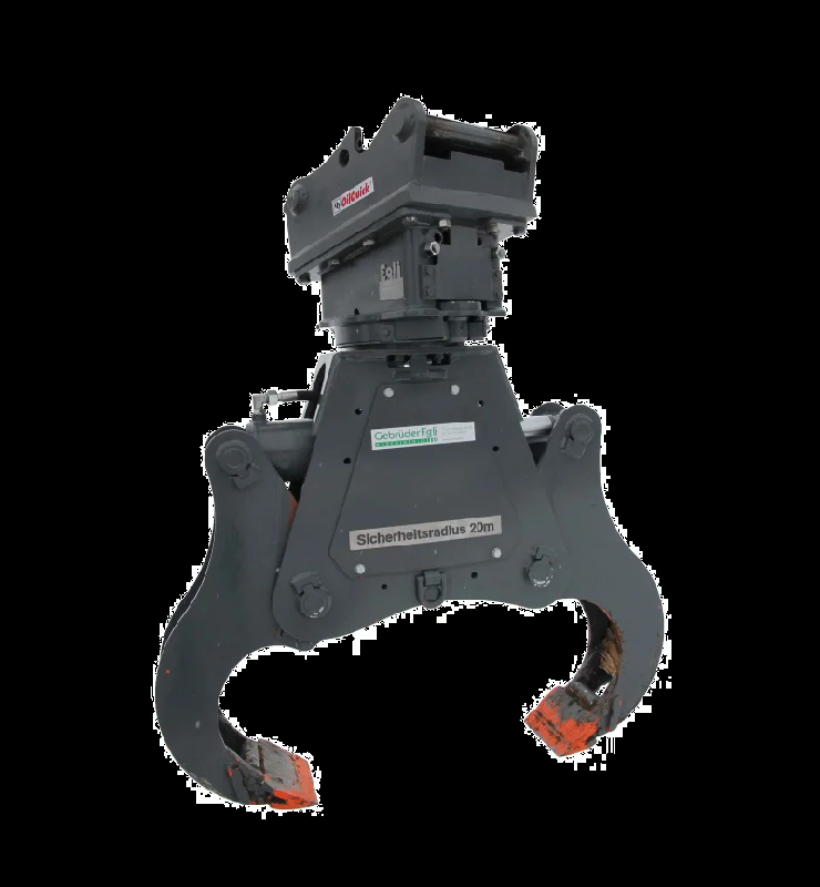 Croque souche - Équipement pour pelle jusqu'à 10 t - Fend et charge les gros troncs d'arbres_1