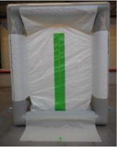 Douche de décontamination - armature gonflable 2m x 2m x 2.5m - buses, poire de douche et options_1