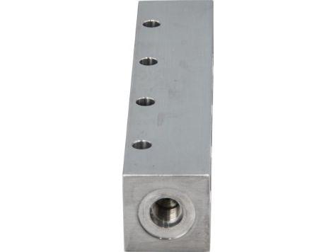 A61, 7 Port, Hydraulic Manifold, 165 mm Long_1