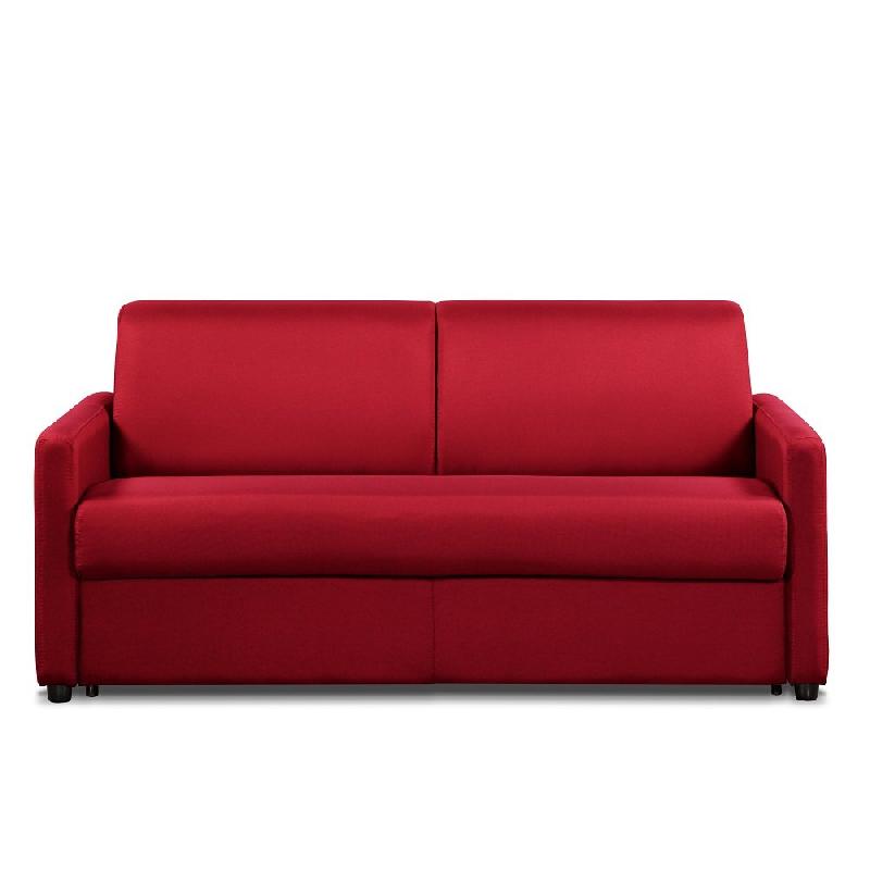 Canapé convertible DAY Express - Mono assise - Matelas 14 cm en mousse polyuréthane - Rouge - Fabrication artisanale italienne_1