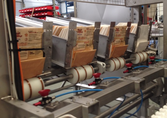 Dépileur - Comea - structure inox sur roulettes, pour barquettes, sacs et caisses_1