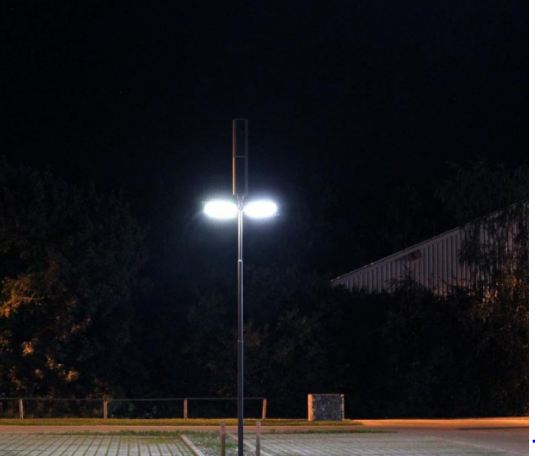 Lampadaire urbain solaire Sun Boulevard Duo - LED - acier galvanisé thermolaqué - 5.5 m - double tête lumineuse_2