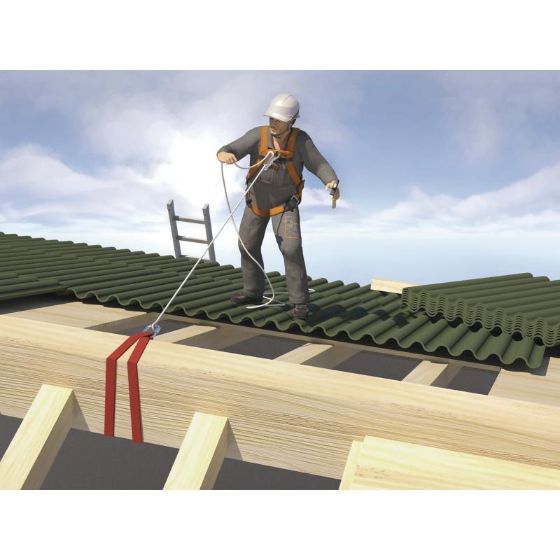 Kit antichute - ELARA150 - Harnais 2 points avec corde toronnée 10m et connecteurs_1