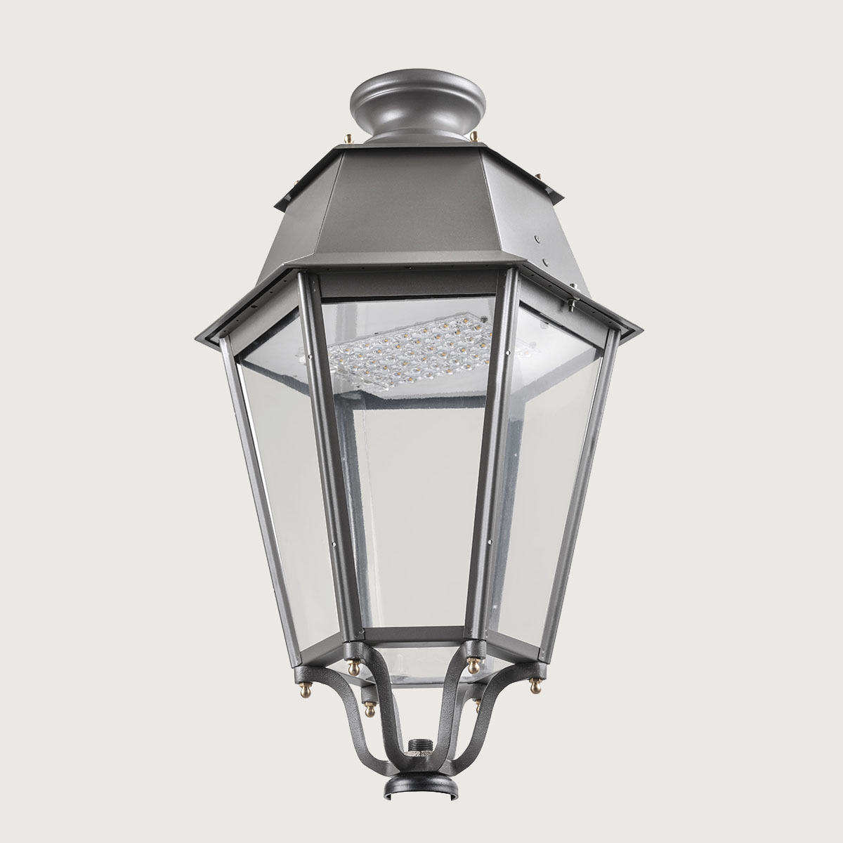 Luminaire d'éclairage public Trinité n°1 - LED 84W - 5175 lm - Acier inoxydable - Lanterne 6 faces IP66_2