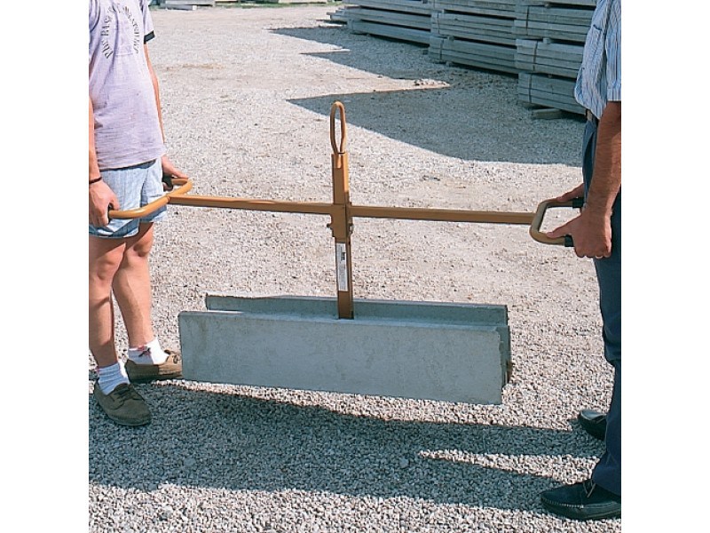 Pince manuelle PZC-L - pose bordures - 200 kg - réglage 500 à 1000 mm - modèle peinture époxy_1