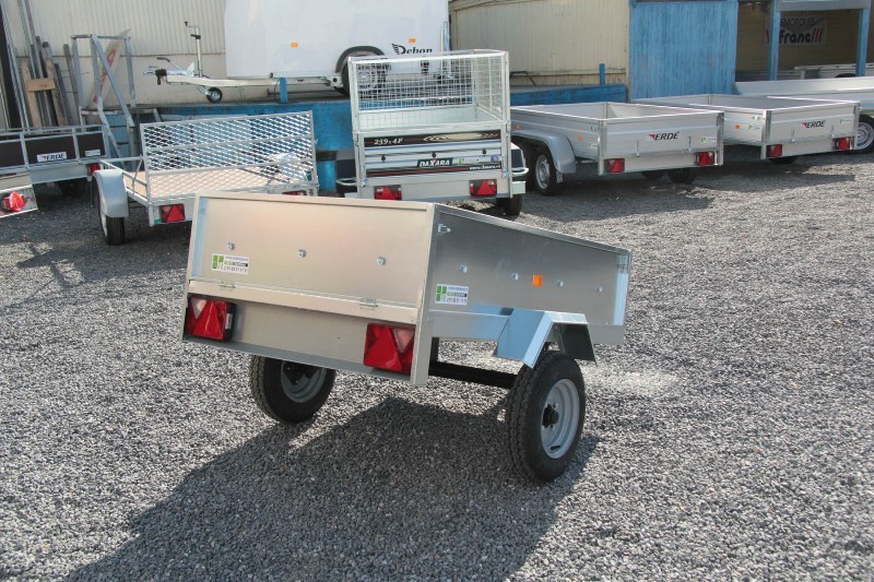 Remorque promo de fabrication française pour tout vos petits bricolage, emporter vos déchets en déchetterie - erde - sx 140_1