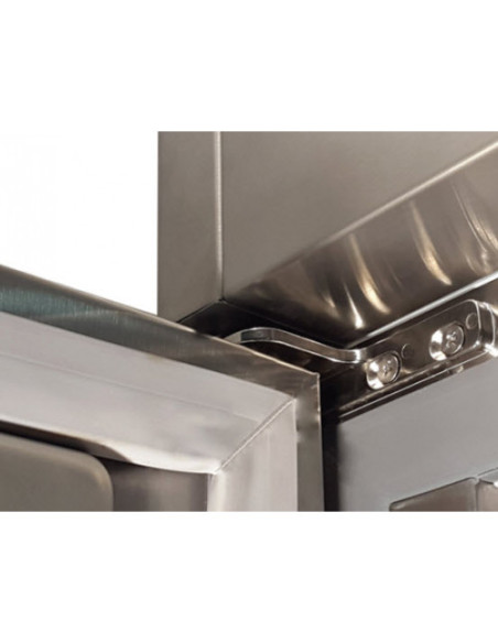 Armoire réfrigérante négative 1 porte vitrée GN2/1 - ACGE751PF - Inox, 645L, tropicalisée 43°C_1