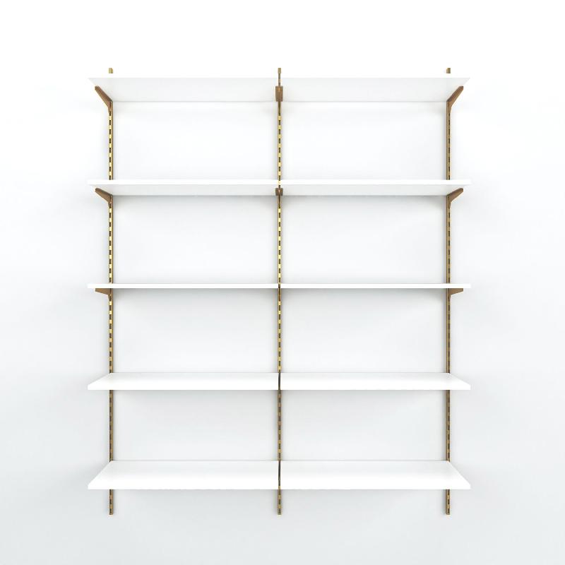 Élément suivant Cremagold 5 tablettes blanc L90xH240cm_1
