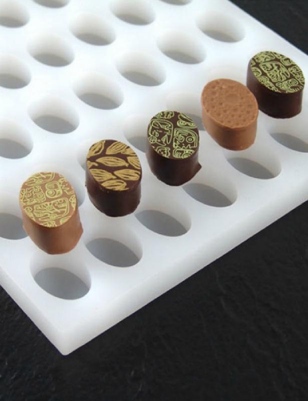 LS07 - Moule en silicone rectangle Chocoflex Pavoni Italia - 18 empreintes_1