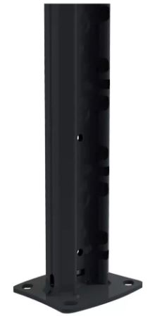 Poteau sur platine soudée pour grillage rigide  -  TEMPO_1