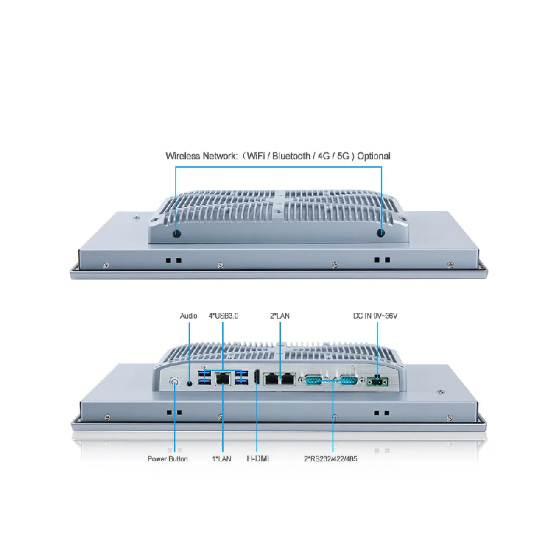 Panel PC industriel fanless 15.6