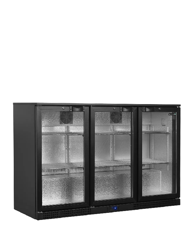 Arrière bar réfrigéré 3 portes BA31H noir TEFCOLD_1