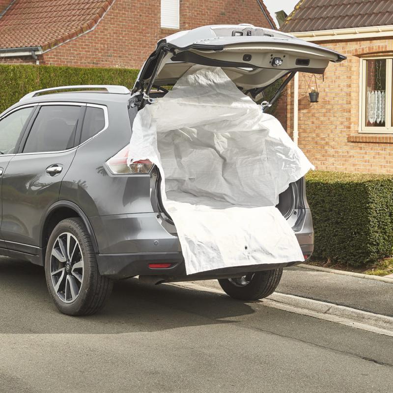 Big bag en polypropylène idéal pour protéger votre voiture lors de déplacements en déchetterie