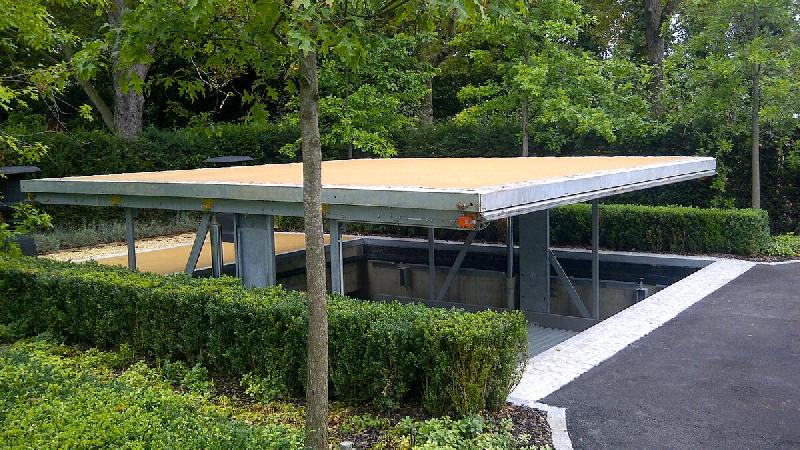 Parking mécanique souterrain escamotable à plateforme invisible pour 1 ou 2 places - Parklift 461_1